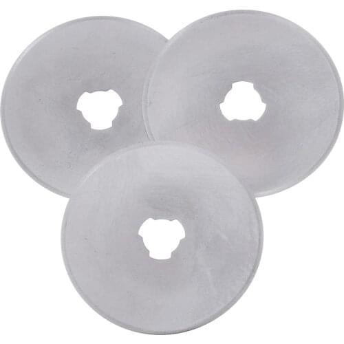 20pcs 45mm Sliver Rotary Cutter Set Blades Fabric Paper Circular Cut Cutting Disc Patchwork Craft Sewing Cutting Tool