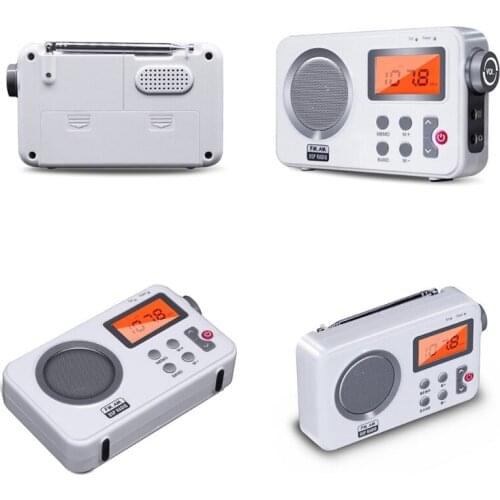 G6DC Pocket AM FM Radio LCD Digital Display Driver Speaker Musical Enjoyable Instrument Supplies