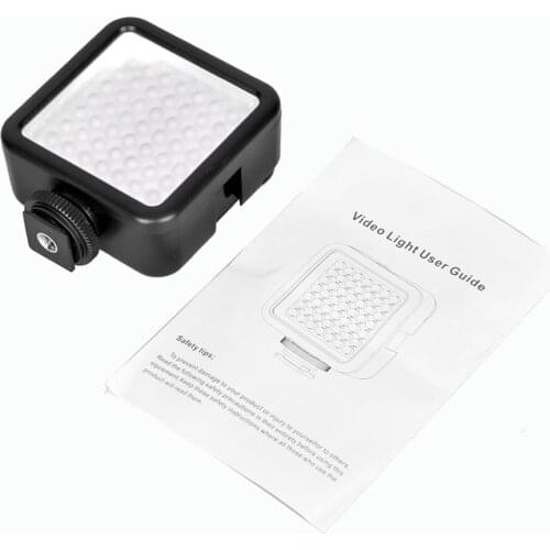 Flash Mini Pro Led-49 Video Light 49 Led Flash Light For Dslr Camera Camcorder Dvr Dv Camera Light Black