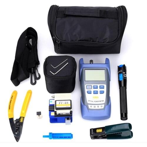 Wholesale Ftth Fiber Optic Tool Kit with Optical Power Meter/VFL/Fiber Cleaver