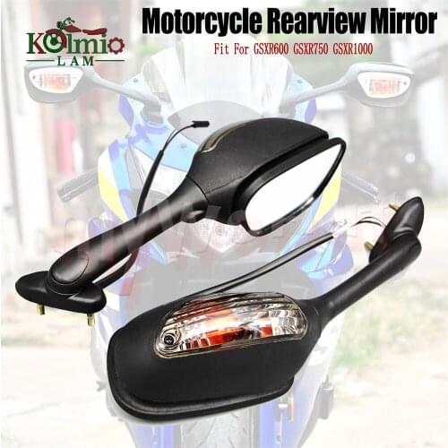 Rotatable Rearview Mirror Turn Signal Fit for GSXR 1000 2005 - 2017 GSXR600/750 2006 - 2017