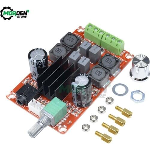 TPA3116 2.1 Digital Audio Amplifier Board TPA3116D2 Subwoofer Speaker Power Amplifiers DC12V-24V 2*50W 100W Dropship