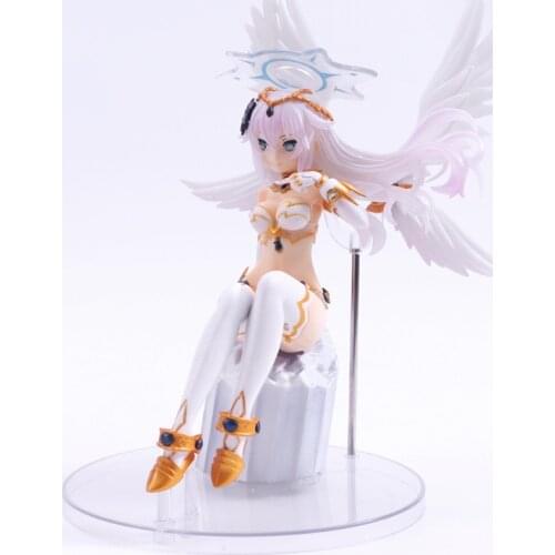 Kawaii Choujigen Game Japan Anime Action Figure PVC Toys Cute Noire Black Heart Bikini Sexy Angel Dolls Room Decor Gift for Boys