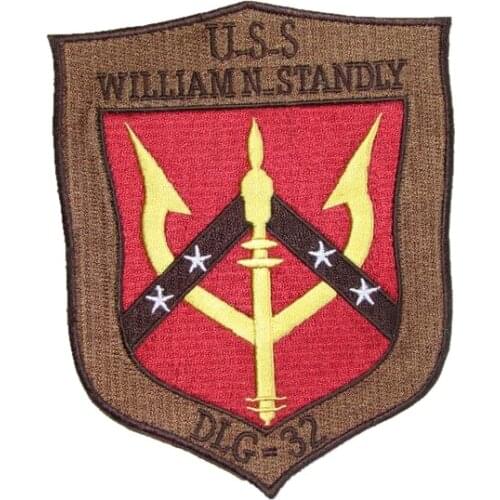 Dlg-32 Uss William H Standley Badge Patch Insignia