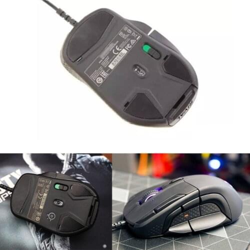 1Pack Mouse Feet Pedal for steel Serie RIVAL 500 Mouse Replacement Mouse Feet Glides Curve Edge Mouse Feet Sticker