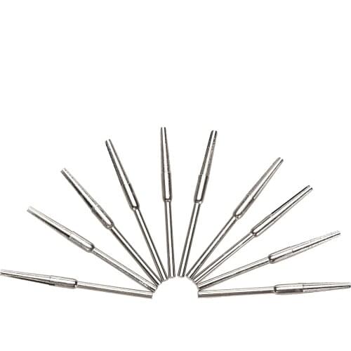 10Pcs 2.35mm Jewelry Making Woodworking Split Mandrel Adapter for Sandpaper Miniature Split Tapered Mandrel for Wood Carving