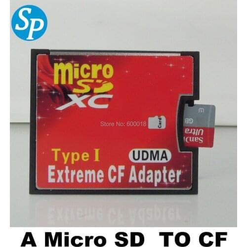 MJTEK High Quality Micro SD TF to CF Card Adapter MicroSD Micro SDHC to Compact Flash Type I Memory Card Reader Converter