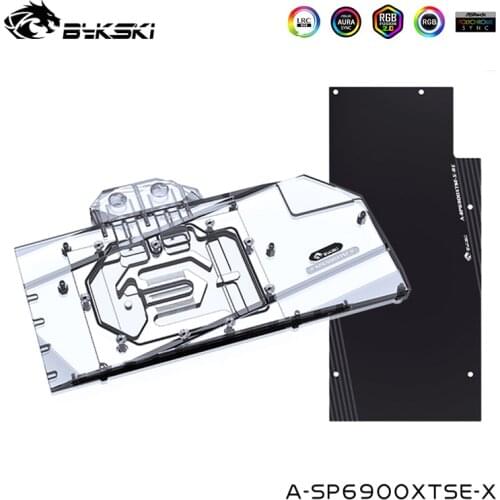 Bykski GPU Water Cooling Block Compatible Sapphire Radeon RX6900XT 16GB NITRO + Special Edition Graphics Card,A-SP6900XTSE-X