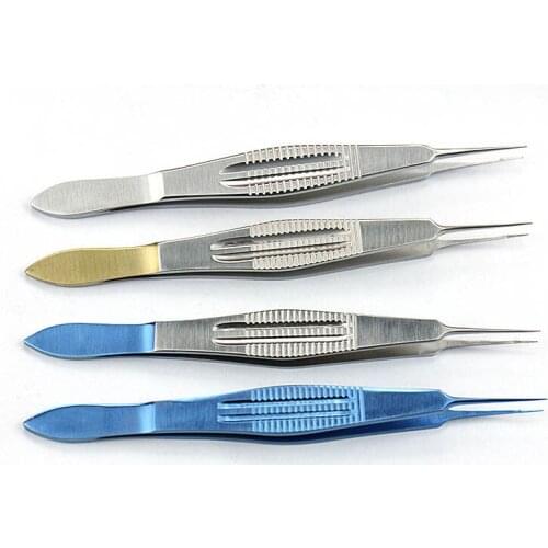 Korean Dovetail Double Eyelid Instrument, Eyebrow Cutting Tool, Non-Porous Tissue Forceps