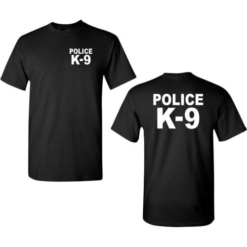 Police K-9 K9 Front And Back MenS Tee Shirt T Shirt Newest Style 3D Printed Men Tee Shirt Homme Summer Make T Shirts