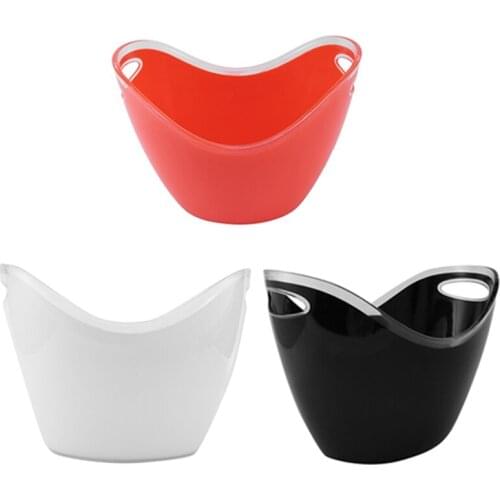 New Arrival Bar Tools Plastic Transparent Garden Super Big Ice Bucket