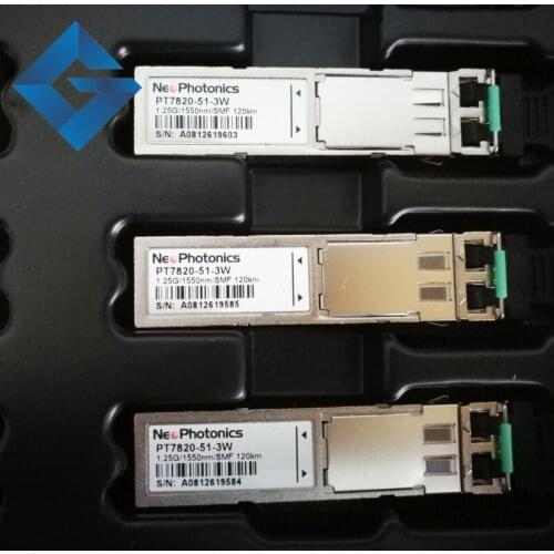 Original Neo Photonics single-mode double 1550NM gigabit fiber 1.25G 120KM PT7820-51-3W