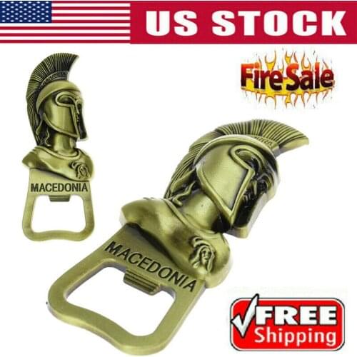 Retro Creative Roman Fighter Helmet Multi-function Beer Bottle Opener Metal Kitchen Tools hot sale