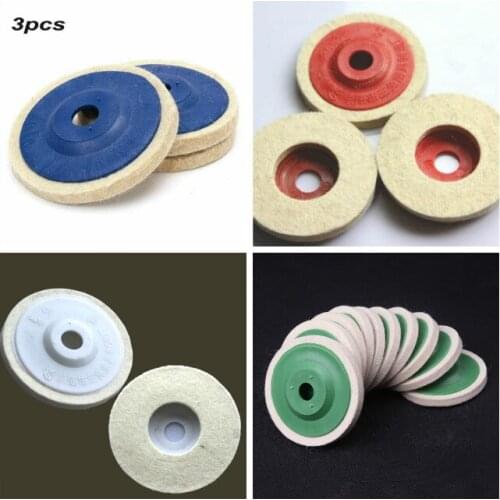 Stianless Steel Wool Felt Flap Polishing Wheel Disc Angle Grinder Buffing Pads For Glass Marble Metal Durable Stainless steel C