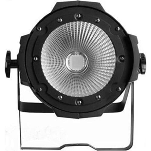 LED COB Par Light 100W High Brightness Aluminium Case White And Warm White 100W COB LED Par Light DMX512 COB Effect Stage Lights