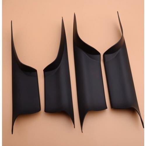 Car Interior Inner Door Panel Handle Pull Carrier Grab Trim Cover Black fit for BMW 7-Series F02 2008-2010 2011 2012 2013 2014