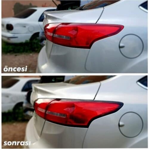 Rear Tail Headlight Frame Lamp Cover Protective Sticker For Ford Focus MK3/MK3,5 models Suitable for Thick-Thin Cut Easy Assembly