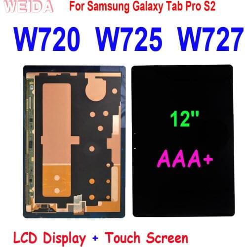 AAA+ 12'' LCD For Samsung Galaxy Tab Pro S2 W720 W725 W727 SM-W720 SM-W727 SM-W737 LCD Display Touch Screen Digitizer Assembly