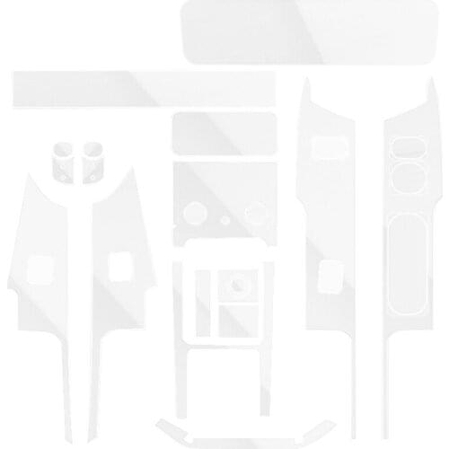 1set Car Inside Central Control Protective Decal Cover Fit for Land Rover Range Rover Velar 2017 2018 2019 Left Hand Drive Only