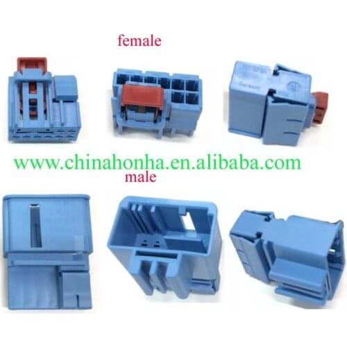 1pcs blue 8-pin car connector LED taillights harness modified plug 1K8 972 928 B1K8 972 718 B