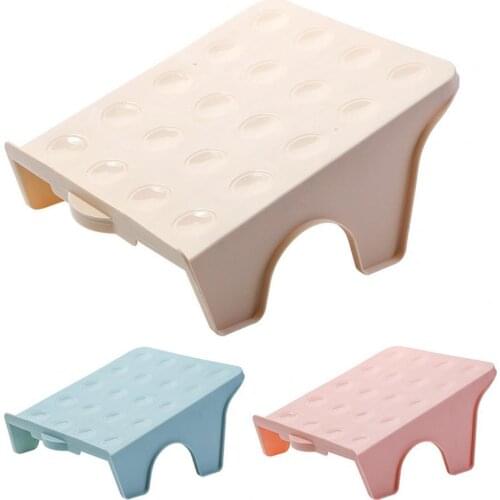 1pc Hot Sale Household Storage Shoe Rack Double Shoe Support Plastic Integrated Simple Space Economy Simple Shoe Storage Rack