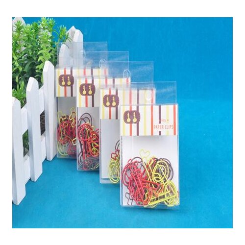 18pcs/set) Creative scissors and key design paper clips Fashion office material clip School stationery zakka supplies(tt-2755)