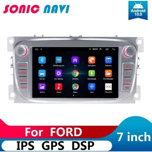 2Din Car Radio For Ford Android 10.0 Universal 7'' Bluetooth 16G 32G FM GPS Navigation Wifi Multimedia Video Player Car Stereo