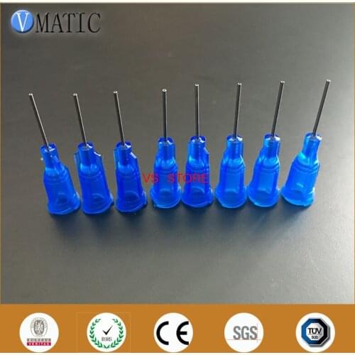 Free Shipping 22G Precision Passivated S.S. Dispensing Needle Tip 0.5" Length/ Glue Dispenser Needle Tip 1/2 Inch