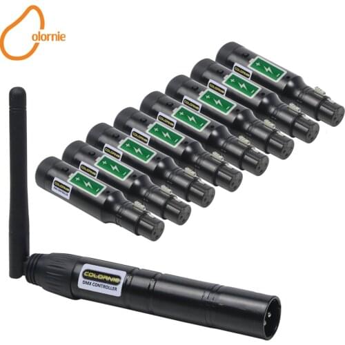 2020 NEW Recharge Receiver 2.4G Wireless DMX 512 Controller XLR Transmitter For Disco DJ Party Bar Light