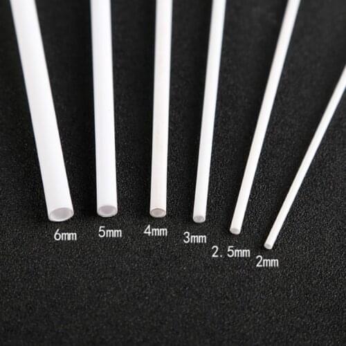 DIY Handmade 2-10mm ABS Construction Scale Model ABS Pipe Round Plastic Tube Building Modelling Materails