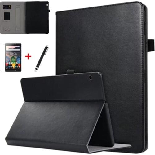 For 2017 Huawei MediaPad T3 10 AGS-W09 AGS-L09 PU Leather Case for Honor Play Pad 2 9.6 Tablet Stand Cover with hander strap+pen