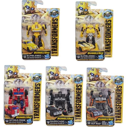 Hasbro Bumblebee movie morphing robot toy barricade Optimus Prime model collecting childrens gifts