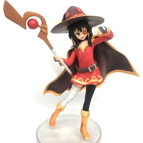 Japanese anime figure kono subarashii sekai ni shukufuku o Megumin action figure collectible model toys for boys
