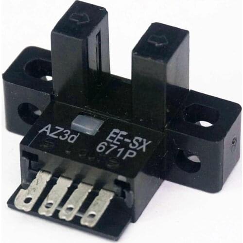 PNP DC5-24V 50mA EE-SX671P 5MM Slotted Optical Switch Photoelectric Sensors
