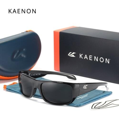 KAENON UV400 Dropshipping Outdoor Sports Unisex Polarized Sunglasses TR90 Men Women Driving Rectangle Gafas de sol Shades