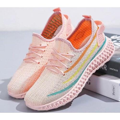 Summer Breathable Socks Shoes Ladies Casual Shoes Non-slip Walking Shoes Ladies Outdoor Sports Shoes Womens Vulcanized Shoes