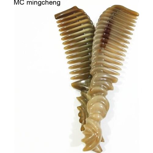 MC Natural Yak Wide tooth Comb Scalp Shujin Active Massage Comb Professional Scraping Beauty Salon Modeling Care Comb