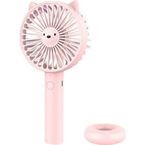 Mini USB Fan Portable Handheld Rechargeable Handy Air Cooling Fan For Outdoor