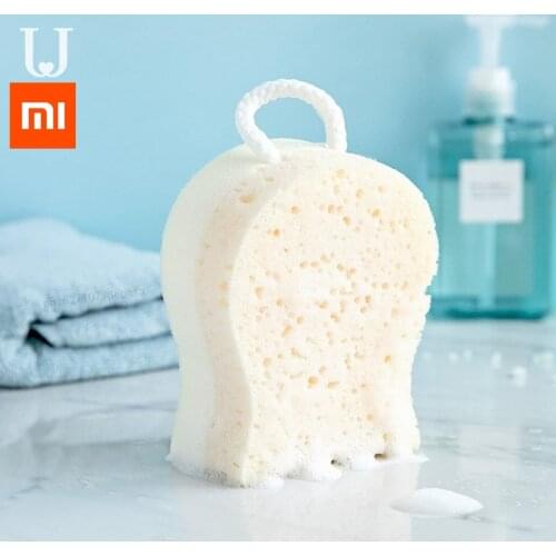 Xiaomi Mijia Cartoon Bath Sponge Soft SAin Bath Ball Exfoliating Sponge Environmental Safety Double-sided Design with Lanyard
