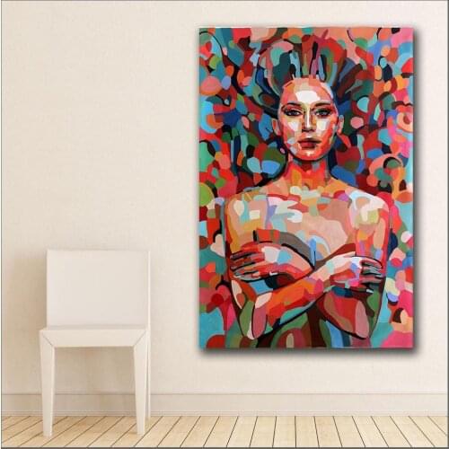 Large Printing Sexy Goddess pop Abstract art Wall Art Picture Home Decor Living Room Modern Canvas Print No Frame Paintings