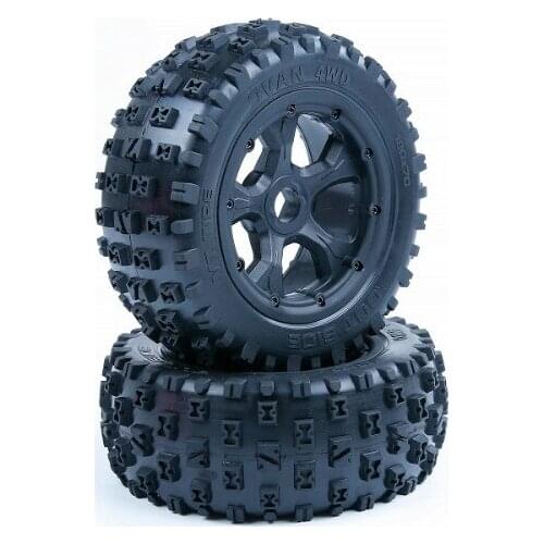 New Tire Set with Upgrade Waterproof Inner Form for Losi 5ive-t Rovan LT X2