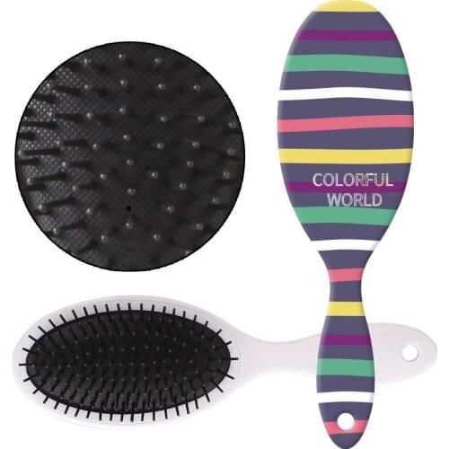 Salon Hairdressing Styling Tools Hair Scalp Massage Comb Hairbrush Nylon Women Wet Curly Detangle Hair Brush