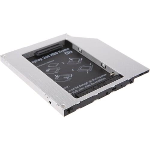 HOT Universal 9.5mm PATA IDE to 2nd SATA HDD Hard Drive Disk Caddy Module
