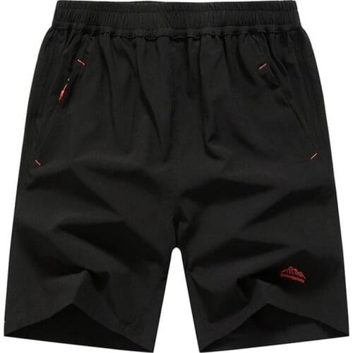Mens Zip Pocket Shorts Loose Elastic Waist Summer Beach Boardshorts Gasp Casual Shorts Men Big Plus Size 6XL 7XL 8XL 9XL 10XL
