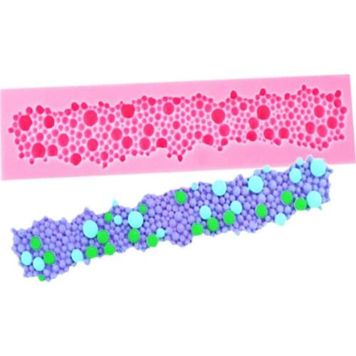 Silicone Pearls Fondant Cake Mould 3D Round Bubbles Cake Mould Decor Chocolate Baking Molds Tray Sugar Craft DIY