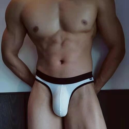 Modal Sexy Underwear Men Jockstrap U Penis Pouch Briefs Mens Solid Color Breathable Soft Underpants Male Panties Cuecas Hombre