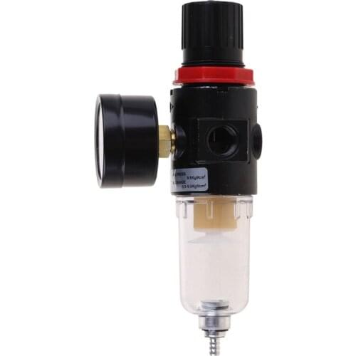 X7AE AFR-2000 Airbrush Compressor Pressure Regulator Water Trap Filter Water Moisture Gauge