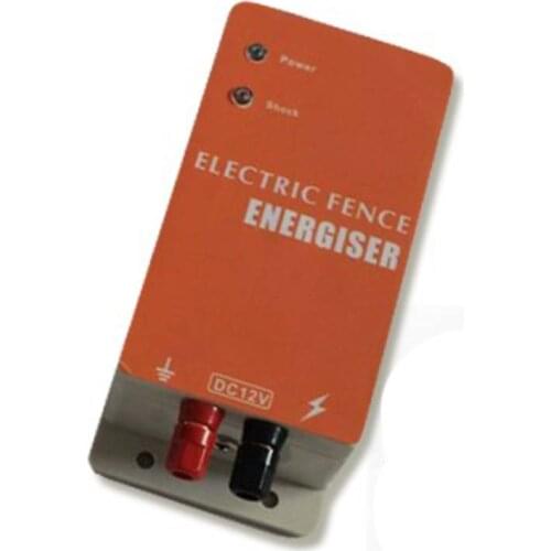 12V DC Electric Fence Energizer Charger High Voltage Pulse Controller Animal Poultry Farm Electric Fencing Shepherd