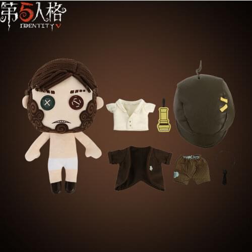 Anime Identity V Survivor Thief Short Plush Doll Pillow Cute Change Clothing Toys Cushion Cartoon Birthday Gifts