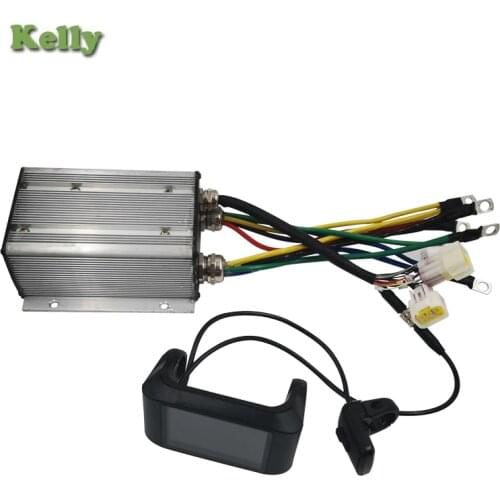 Free Shipping Kelly Controller KLS7230S with APT TFT 750C Display Speedometer Working for QS 3000W Motor